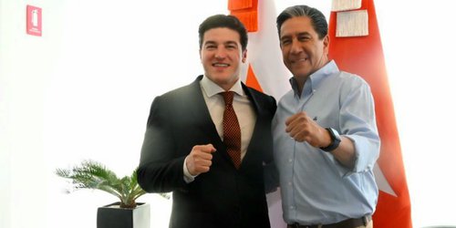 Marco Gama y emecistas potosinos respaldan a Samuel García en su registro