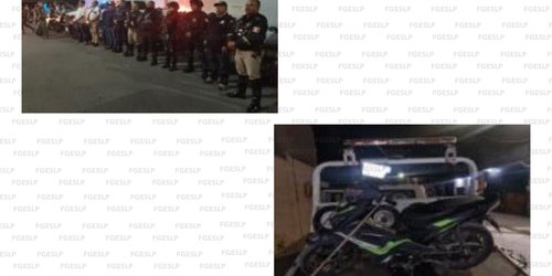 Policía investigadora asegura un vehículo y una motocicleta en “Operativo rastreador“