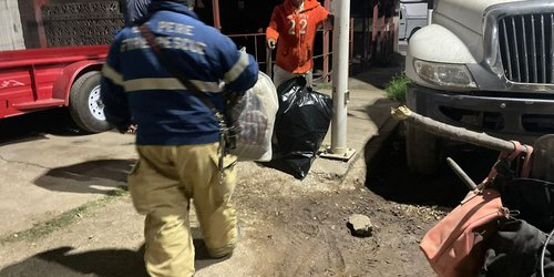 Intensifican recorridos para proteger del frío a personas en situación de calle
