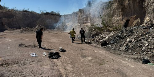 Quema controlada de pirotecnia realizó Protección Civil de Ciudad Fernández