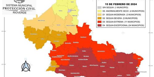 San Luis Potosí es el estado con mayor territorio en sequía excepcional de México