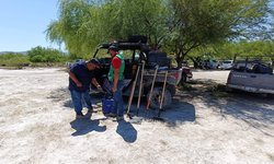 Entregan material contra incendios en manantial Los Peroles