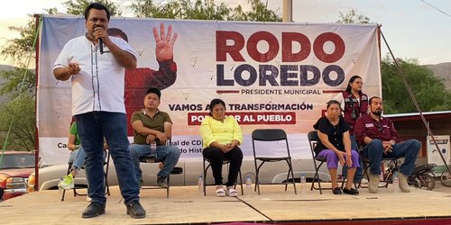Rodolfo Loredo promete obras de beneficio social para San Isidro