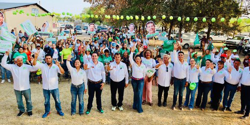 Oscar Bautista se presenta en el municipio de Villa de Hidalgo generando grandes compromisos