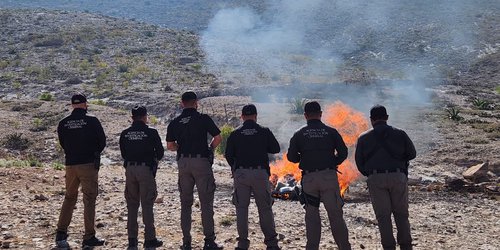 Incineran FGR y SEDENA más de 85 kilos de narcóticos decomisados en SLP