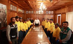 Alcalde paga jornales a brigadistas Red-Fox de El Nacimiento