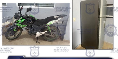 Recuperan artículos robados en Ébano