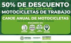 Motociclistas de trabajo tendrán descuento en canje anual