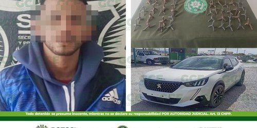 Capturan a presunto reincidente con 54 artefactos conocidos  como "Poncha Llantas"