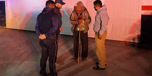 SPM y PC de Ciudad Fernández apoyan a persona de la tercera edad en situación de vulnerabilidad.
