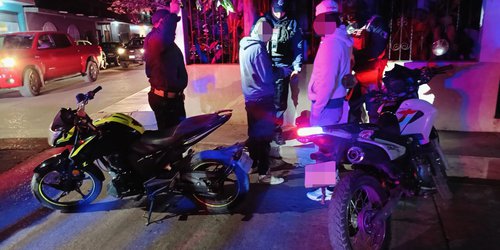 Continua operativo de concientización para motociclistas del Refugio.