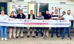 Rehabilitan  edificio de Seguridad, Rastro municipal y plaza cívica  en Tamasopo