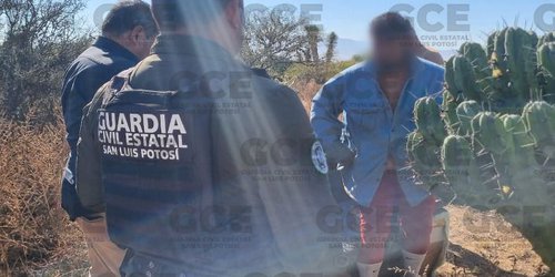 Persona que contaba con ficha de búsqueda es localizada y auxiliada por Guardia Civil Estatal