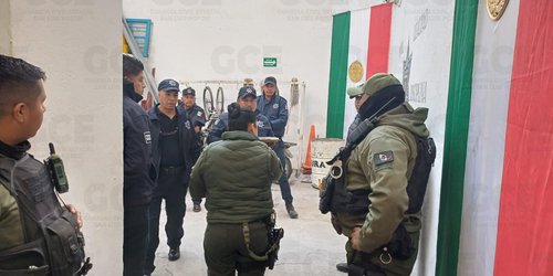 Secretaría de Seguridad participa en operativo institucional de revisión en comandancias municipales
