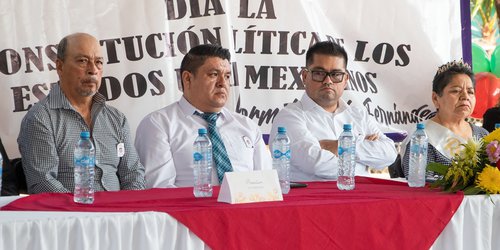 Conmemoran el 108 Aniversario de la Constitución Mexicana y fundación de La Reformita