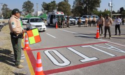 Inauguran reacondicionamiento de la pista para clases de manejo