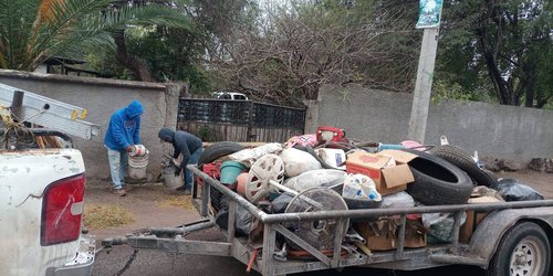Continúas las jornadas de descacharrización en comunidades en Ciudad Fernández