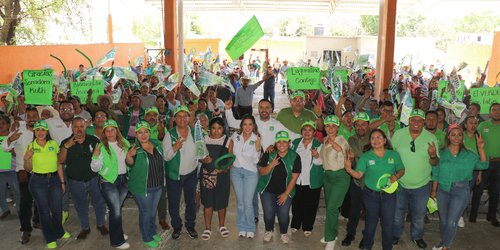 Ruth González tomó protesta a comités municipales del Partido Verde en Lagunillas y Rayón
