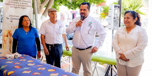 Alcalde y presidenta del DIF asisten a jornada de Medicina Tradicional en Ciudad Fernández
