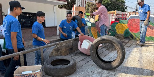 Inician jornada de descacharrización en El Refugio para prevenir enfermedades transmitidas por mosquitos