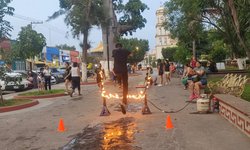 Feria de las Ciencias llena de vida la Plaza en Ciudad Fernández