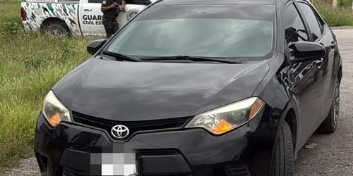 Recuperan automóvil robado tras violento asalto en carretera Rioverde–SLP