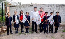 Llegan más obras para la educación en CDFDZ, hoy iniciaron dos proyectos de infraestructura escolar