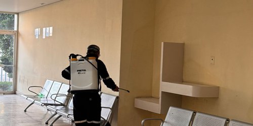 Fumigan clínica del ISSSTE en San Luis Potosí para combatir fauna nociva