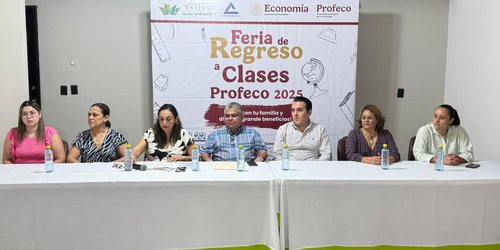 Presentan feria de regreso a clases 2025 en apoyo a la economía familiar