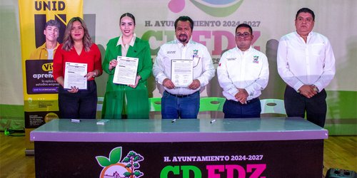 Gobierno Municipal de Ciudad Fernández firma convenio con la UNID