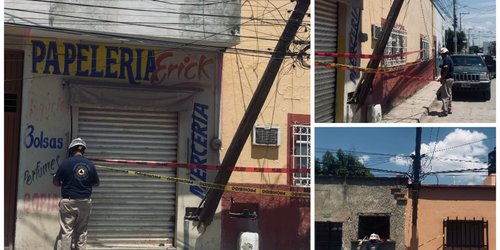 Borrachos al volante chocan postes en distintas calles de CdFdz