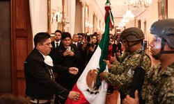 Gallardo encabezó festejos del 215 Aniversario de la Independencia en SLP