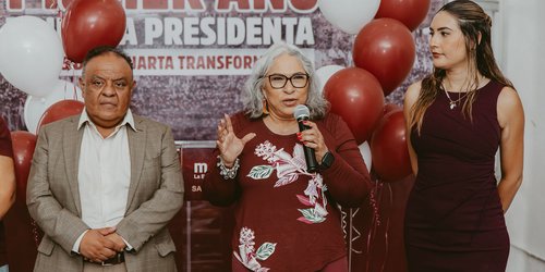 Morena conmemora en San Luis Potosí el Primer Aniversario de la Presidencia de Claudia Sheinbaum