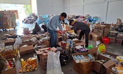 Convierten centro de negocios en sede logística de ayuda a la Huasteca