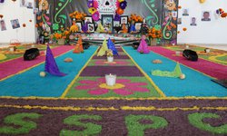 Con majestuoso altar, Secretaria Estatal de Seguridad honra a policías caídos