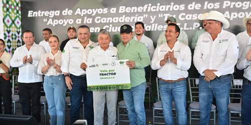 Intensa gira del gobernador Gallardo en Ciudad Valles