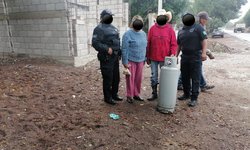 Recuperan cilindro de gas robado a pareja de adultos mayores en Ciudad Fernández