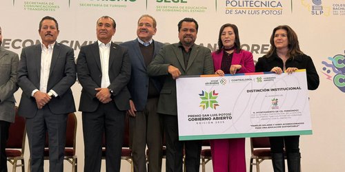 Ciudad Fernández es reconocido en el Premio SLP de Gobierno Abierto 2025