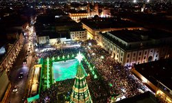 Ricardo Gallardo inaugura espectacular Villa Navideña en Fundadores