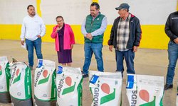 Gobierno Municipal entrega semilla de maíz elotero subsidiada a productores de CDFDZ