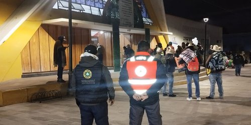 Operativo especial de Protección Civil acompaña a la "Caravana de la Fe"