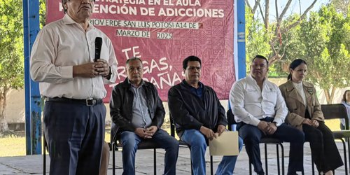 Inicia Estrategia Aula Prevención de Adicciones en la Secundaria Benito Juárez