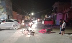 Chocan motos en Porfirio Díaz y Aldama