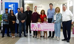 Patronato Pro Paciente Oncológico recibe donativo para paciente con cáncer