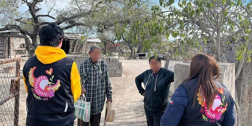 Escuadrón AVE entrega adulto mayor a sus familiares en San Bartolo