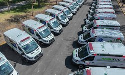 Agradecen Alcaldes apoyo a municipios con nuevas ambulancias