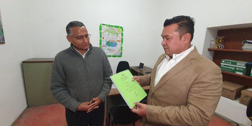Ecología recibió la visita "mañanera" del alcalde Urbiola
