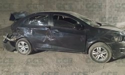Frustran asalto policías: Malhechores en huida chocan y huyen