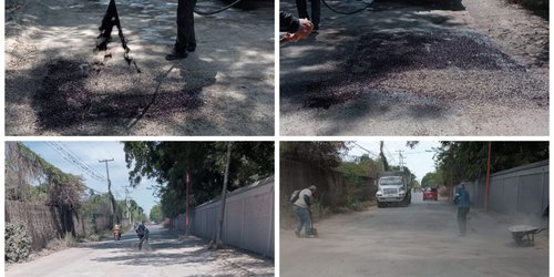Bachean calle Porfirio Díaz hacía ejido San Marcos