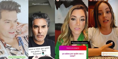 INE investiga a 95 personas por el apoyo de influencers al Partido Verde